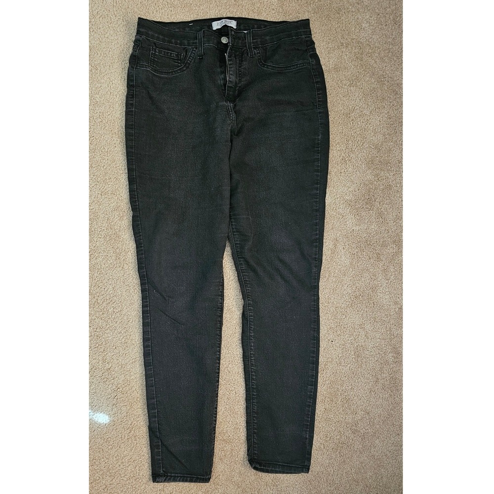 Judy Blue Los Angeles Black Skinny Jeans High Rise Size 11/30 USA Made